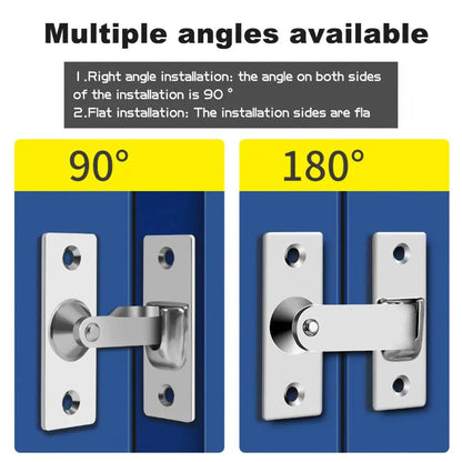 1PC Stainless Steel Toolbox Locking Latch Hasps Metal Toggle Catch Clasp Box Loaded Hinges Furniture Hardware Accessories