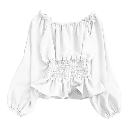Women Long Sleeve Elegant Top Medieval Shirt Bell Sleeves Off Shoulder Gothic Shirt Turtle Neck Top For Women Pack рубашка