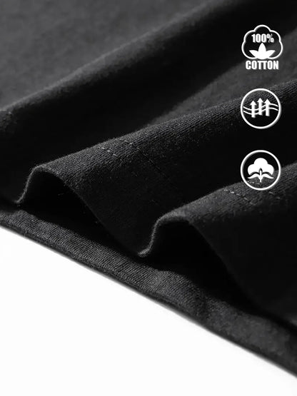 Men's Y2K Streetwear Cotton T Shirt  Angel  Snake Graphic Print 100  Cotton 180gsm Crew Neck Short Sleeve Regular Fit